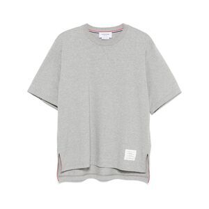 Thom Browne Men Oversized Cotton T-Shirt
